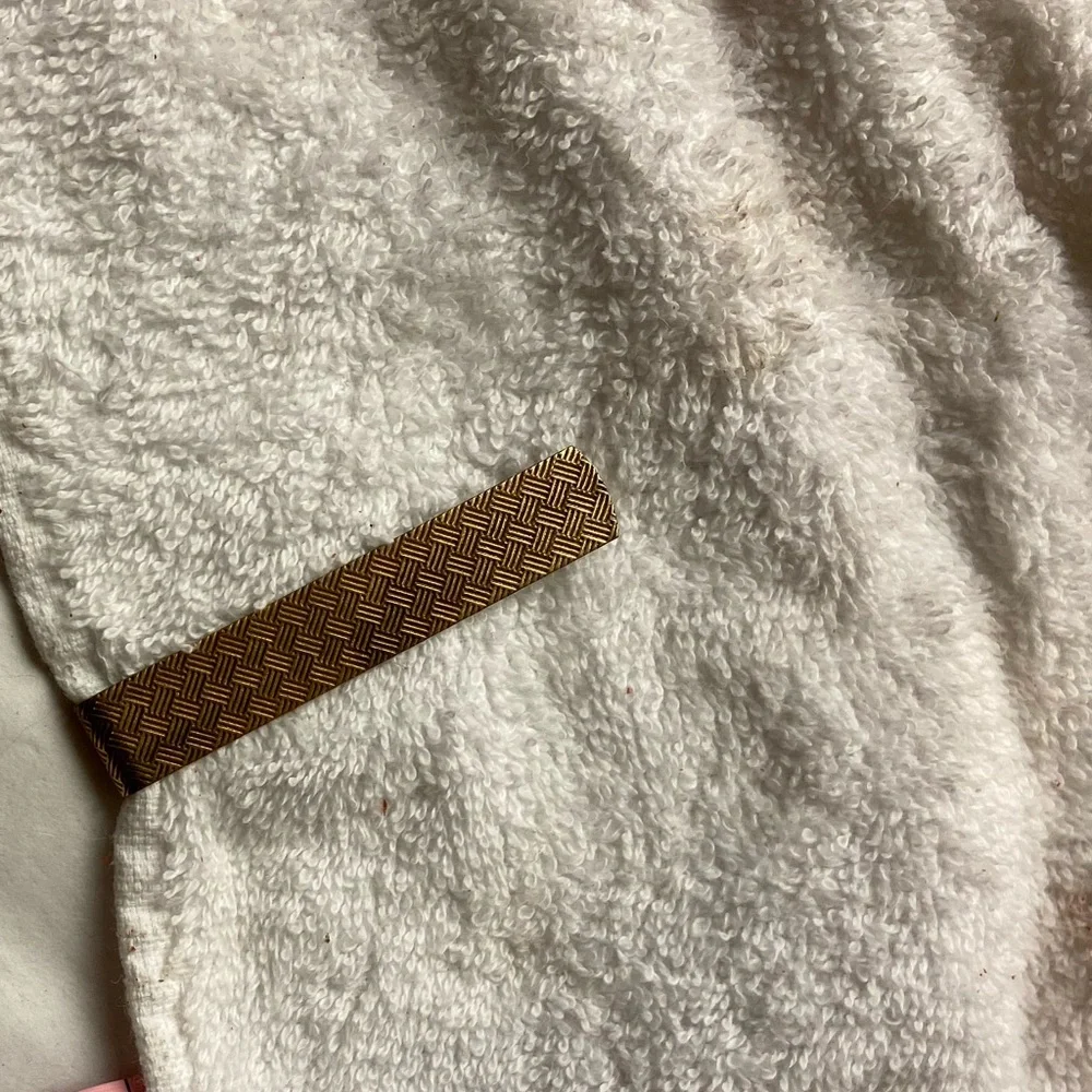 Gold color Tie Bar / Money Clip